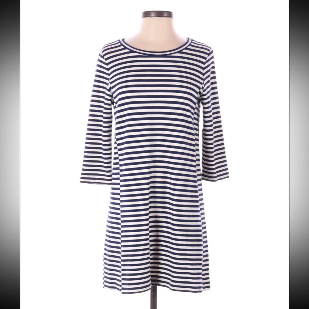 Madewell Gondola Blue Striped Dress Small - Picture 2 of 6